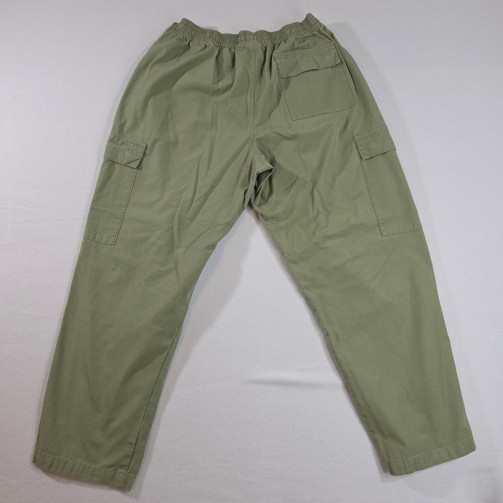 Nike Sportswear Cargo Pants Olive Green Cotton Womens Size Large DJ0386 - Picture 3 of 12
